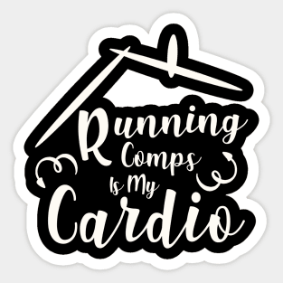 Running Comps Is My Cardio T-Shirt Real Estate Agent Realtor Sticker